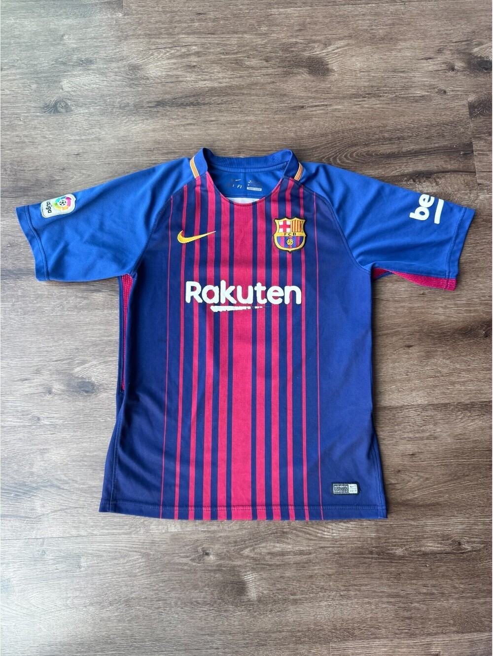 Nike FC Barcelona Lionel Messi #10 Youth Size 28 Jersey 2017 2018 Dri-FIT La Lig